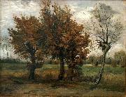 Vincent Van Gogh, Autumn landscape with four trees